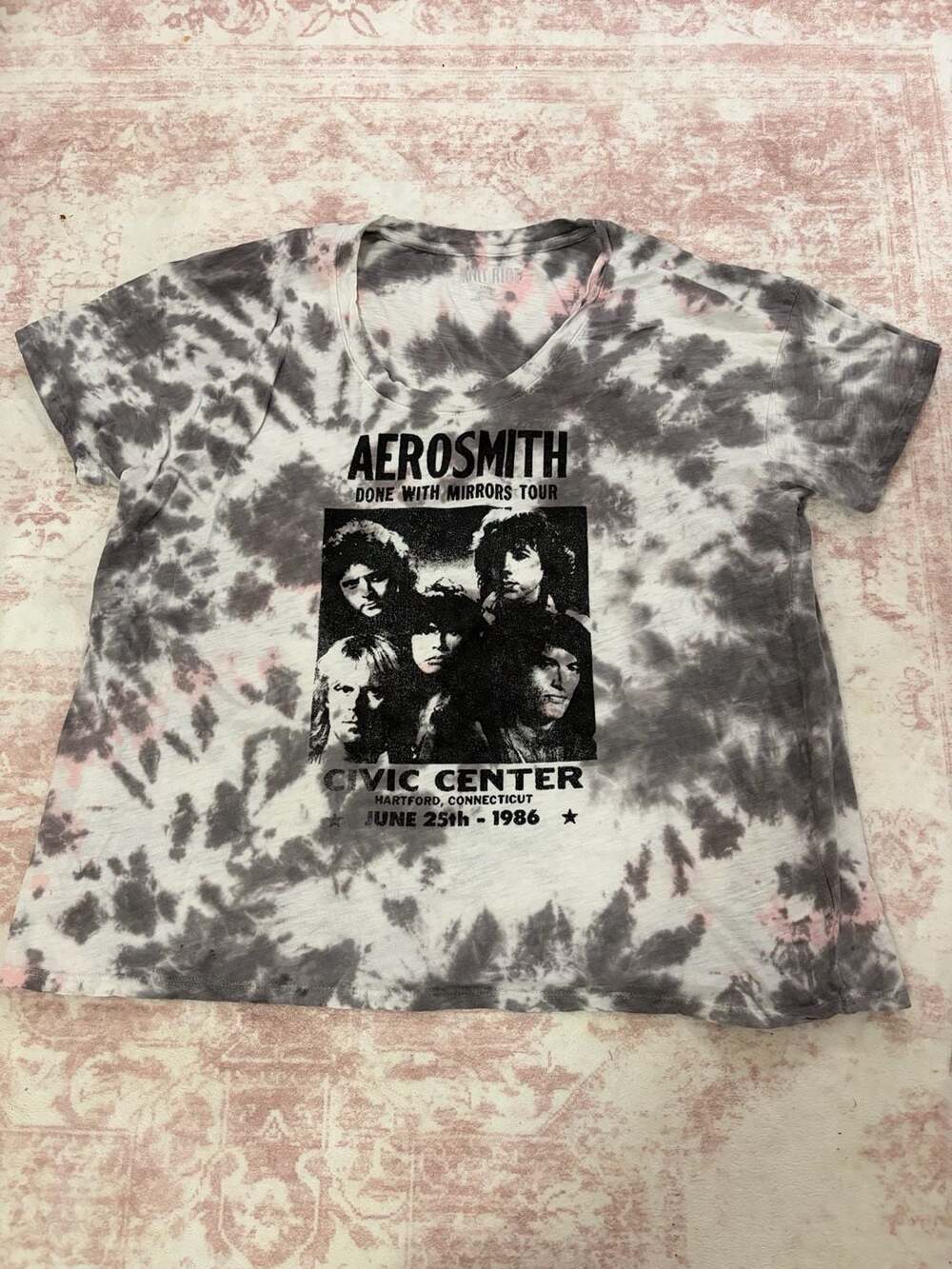 Victoria’s Secret x Knit Riot Aerosmith Done With Mirrors Tour Graphic Tee